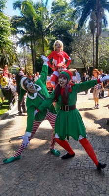 Apresentação de Natal para Shopping Vila Carrão - Contratar Personagens para Empresa