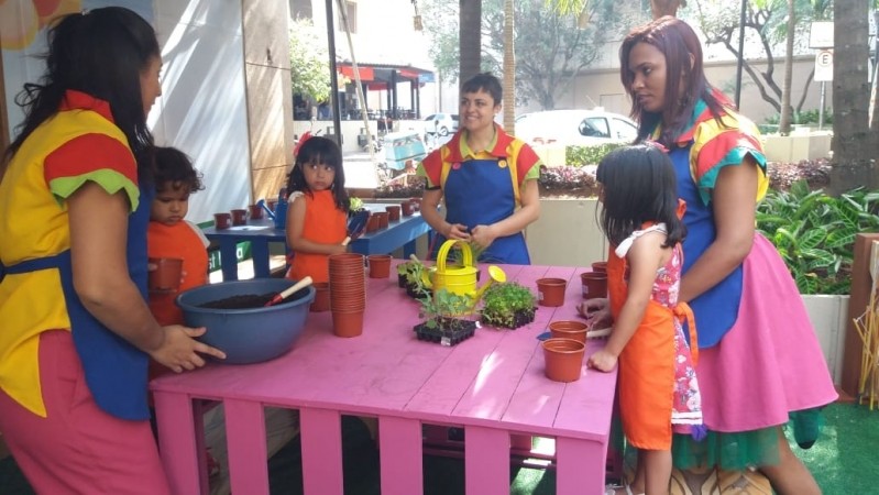 Oficina de Pintura Infantil Jundiaí - Oficina de Jardinagem