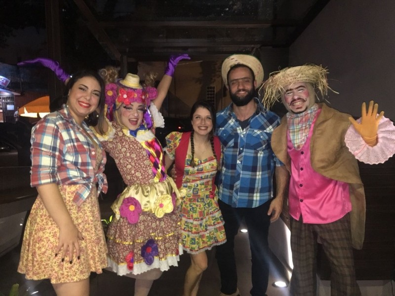 Personagem para Eventos Ponte Rasa - Personagens para Festa de um Ano